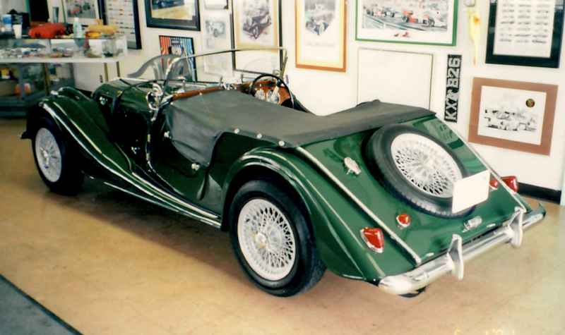 1956 morgan super sport restoration green